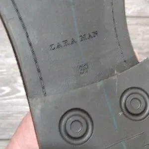 Zara | Shoes | Zara Man Canvas And Blue Leather Wingtip  display picture 1